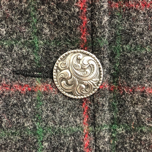 Johnson Woolen Mills Plaid Cape Vintage - Picture 12 of 16